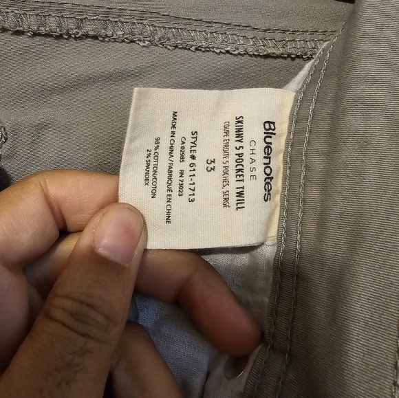 Gray bluenotes pants - Picture 2 of 2